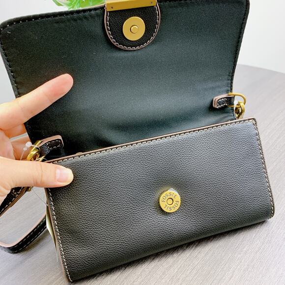 Fossil SHB3155001 Jori Wallet Crossbody IN Black - Picture 6 of 8